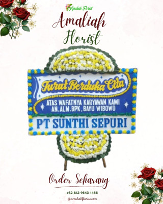 Papan Bunga Duka di Harapan Baru